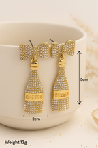 Boucles d’oreilles pendantes glamour pour femme à porter en soirée et fête