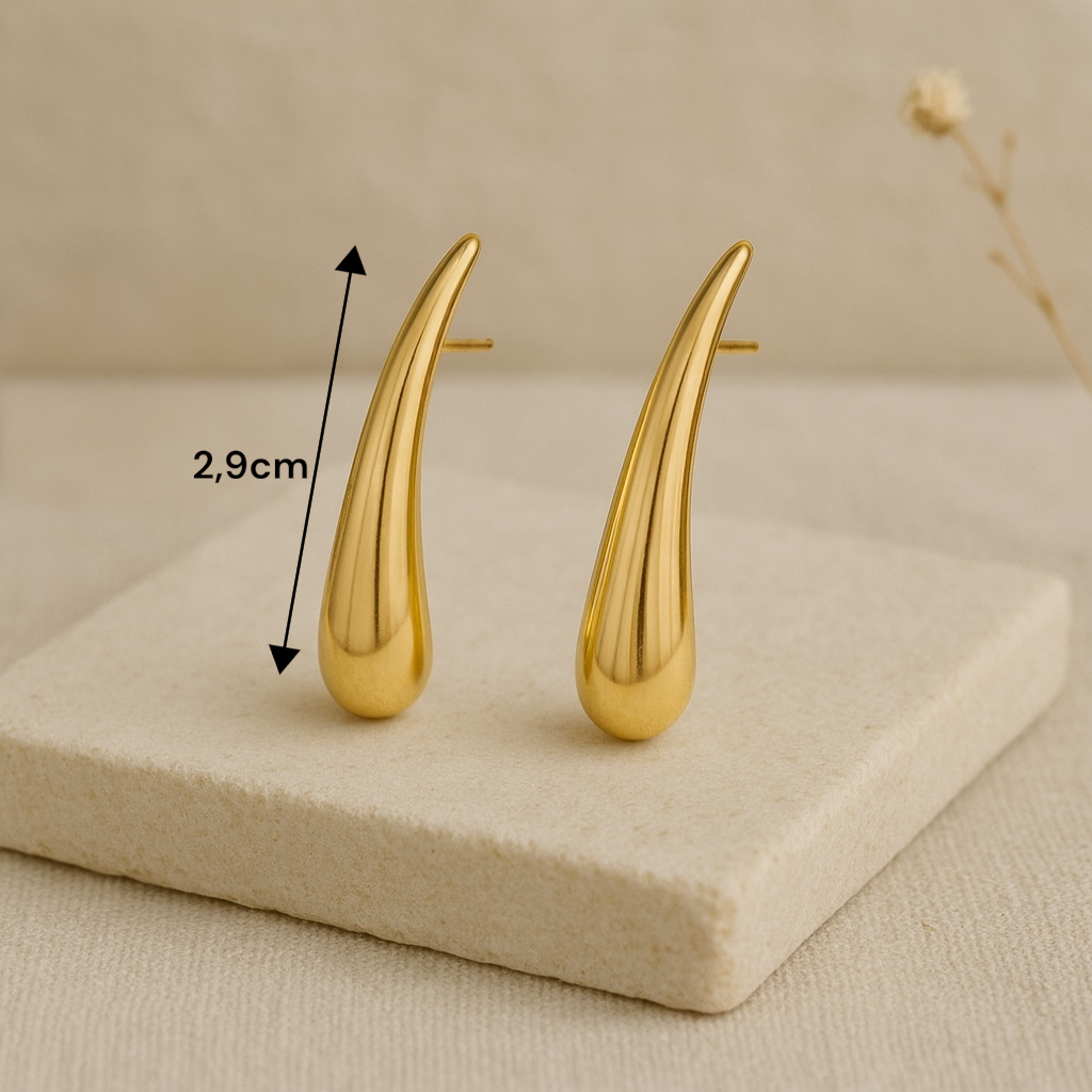 Boucles d’oreilles clous dorées élégantes à porter au quotidien ou en soirée